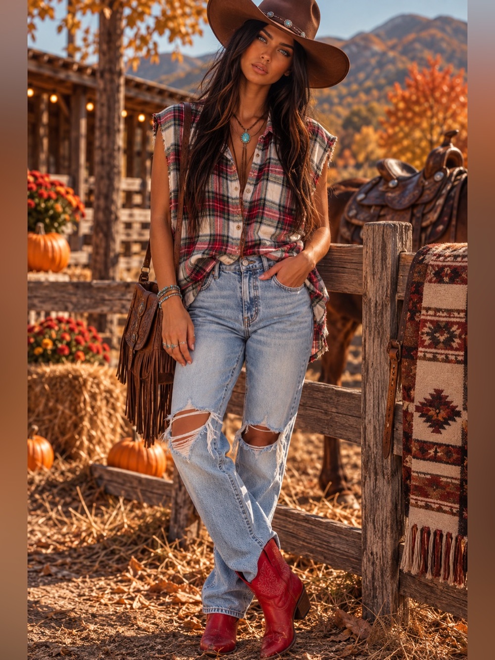VINTAGE RedHead Cutoff Flannel Oversized Fit